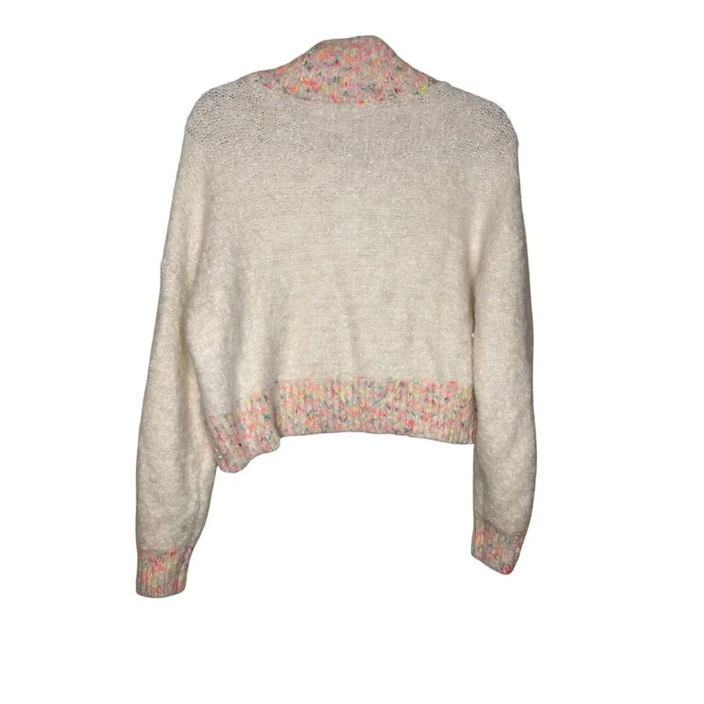 Free People Stardust Sweater in Gardenia Combo Size XS